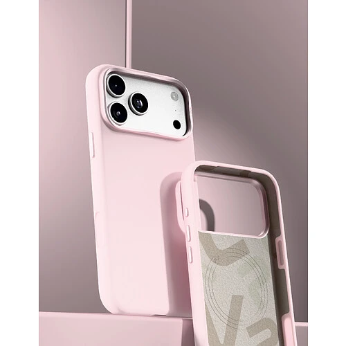 Чехол защитный VLP Aster Pro Case с MagSafe для iPhone 18 Pro Max, розовый