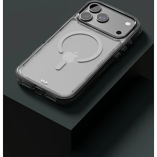 Чехол защитный VLP Bubble Case с MagSafe для iPhone 17 Pro Max, белый