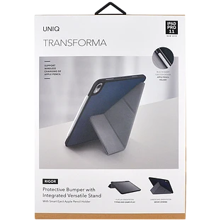 Чехол UNIQ Transforma Rigor Plus  Синий для iPad Pro 11 дюймов (1-го поколения)