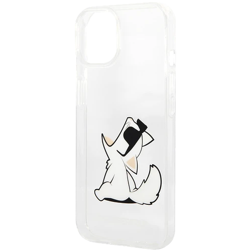 Lagerfeld для iPhone 14 чехол PC/TPU Choupette Fun Hard Transparent Lagerfeld для iPhone 14 чехол PC/TPU Choupette Fun Hard Transparent