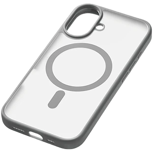 Чехол защитный uBear Cloud Mag Case iPhone 16, силк-тач, серый Чехол защитный uBear Cloud Mag Case iPhone 16, силк-тач, серый