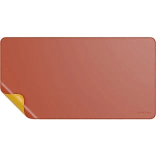 Коврик Satechi Dual Side ECO-Leather Deskmate. Цвет: Желтый/оранжевый