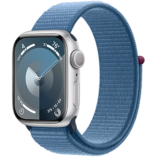 Apple Watch Series 9 GPS  Winter Blue Sport Loop, 41мм, Серебристый