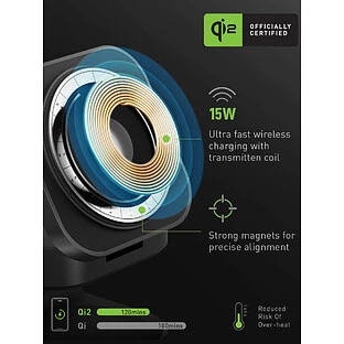 Беспроводное зарядное устройство EnergEA MagCube 3-in-1 Magnetic Foldable, Qi2