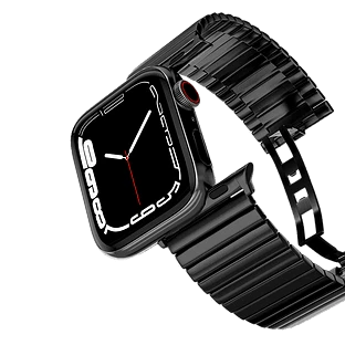 Ремешок из нержавеющей стали Casetify Monolink для Apple Watch 38/40/41, черный