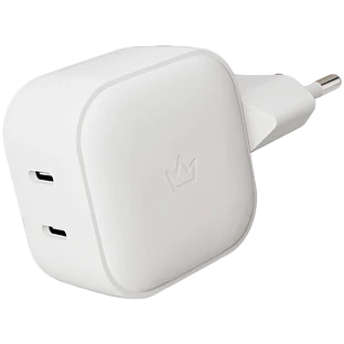 Сетевое зарядное устройство VLP G-Charge 45Вт USB-C+USB-C, PD, QC, белый Сетевое зарядное устройство VLP G-Charge 45Вт USB-C+USB-C, PD, QC, белый