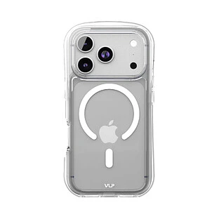 Чехол защитный VLP Bubble Case с MagSafe для iPhone 17 Pro, белый	