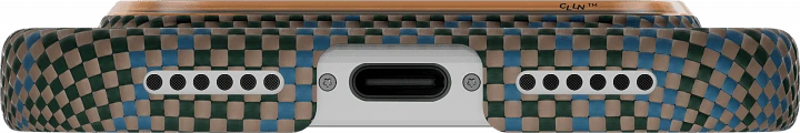 Чехол для телефона Pitaka Breath of Veins для iPhone 17 Pro (Dive Green)