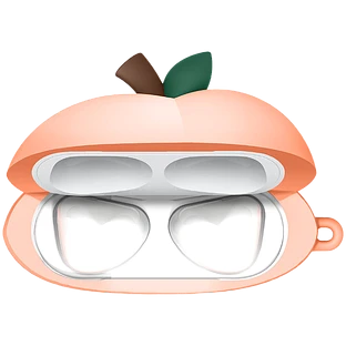 Чехол ELAGO Unique Peach Hang Case  Сочный персик для AirPods Pro