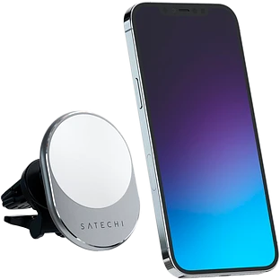 Автомобильный держатель с беспроводной зарядкой Satechi Magnetic Wireless Car Charger Автомобильный держатель с беспроводной зарядкой Satechi Magnetic Wireless Car Charger