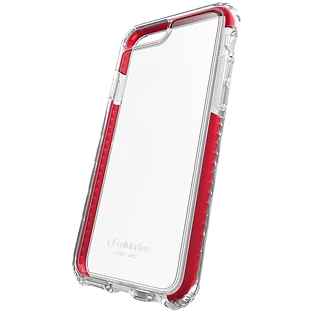 Защитный чехол CELLULAR LINE Tetra Force Shock-Tech  Прозрачный/Красный для iPhone SE (2-го поколения)/8/7