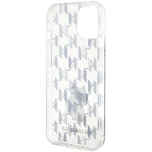 Чехол LAGERFELD Monogram NFT Choupette Hard Прозрачный для iPhone 15 Чехол LAGERFELD Monogram NFT Choupette Hard Прозрачный для iPhone 15