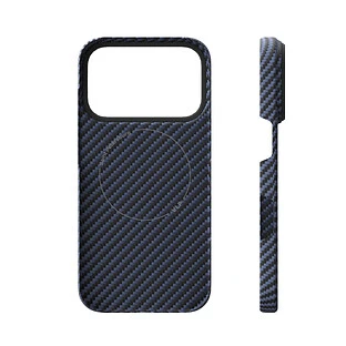 Чехол защитный VLP Kevlar Case с MagSafe для iPhone 17 Pro, синий Чехол защитный VLP Kevlar Case с MagSafe для iPhone 17 Pro, синий