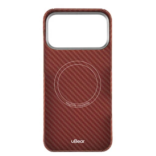 Чехол защитный uBear Supreme Case для iPhone 17 Pro Max, ультратонкий, материал Кевлар, MagSafe совместимый, оранжевый Чехол защитный uBear Supreme Case для iPhone 17 Pro Max, ультратонкий, материал Кевлар, MagSafe совместимый, оранжевый
