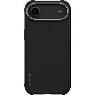 Чехол Uniq для iPhone Air KEVA Kevlar Carbon Black (MagSafe)
