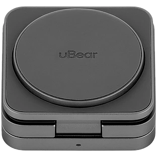 Беспроводное зарядное устройство с поддержкой MagSafe, uBear Balance, цвет:серый Беспроводное зарядное устройство с поддержкой MagSafe, uBear Balance, цвет:серый