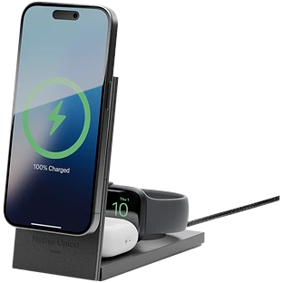 RISE 3-IN-1 Qi2, беспроводное зарядное устройство 3 в 1, цвет черный RISE 3-IN-1 Qi2, беспроводное зарядное устройство 3 в 1, цвет черный