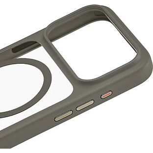 Чехол защитный uBear Shade Case для iPhone 18 Pro Max, MagSafe совместимый, усиленный, силк-тач, серый