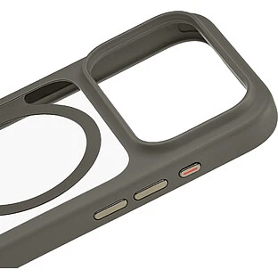 Чехол защитный uBear Shade Case для iPhone 18 Pro, MagSafe совместимый, усиленный, силк-тач, серый