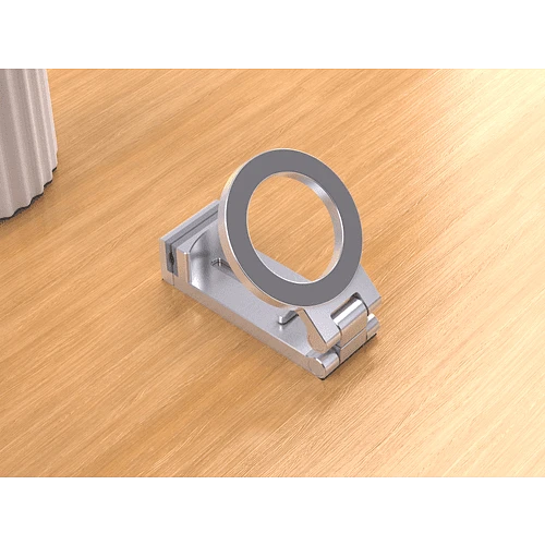 Магнитный держатель uBear Lock, совместимый с MagSafe, серебристый