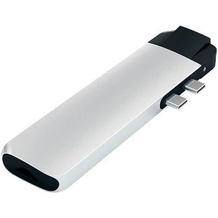 Хаб-адаптер Satechi Type-C Pro Hub Adapter with Ethernet, Silver Хаб-адаптер Satechi Type-C Pro Hub Adapter with Ethernet, Silver