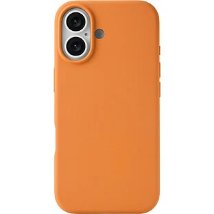 Чехол защитный uBear Touch Mag Case для iPhone 17, MagSafe совместимый, силикон, софт-тач, оранжевый