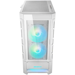 Корпус COUGAR GAMING Duoface RGB Midi Tower,  ATX, 10 слотов, USB 3.0, USB 2.0, Разъем для гарнитуры, Защитное антивандальное закаленное стекло, Power Button, Reset Button, Кнопка управления RGB, PSU optional, Window, Поддержка системы жидкостного охлажде