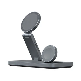 Беспроводное зарядное устройство Magssory Yoga 3 в 1, Qi2, Midnight