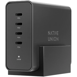 FAST GAN CHARGER PRO PD 140W-BLACK-EU, СЗУ 140W,  разъёмы USB-C . Цвет: чёрный FAST GAN CHARGER PRO PD 140W-BLACK-EU, СЗУ 140W,  разъёмы USB-C . Цвет: чёрный