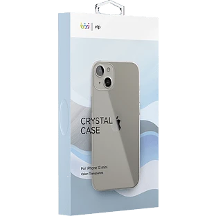 Чехол защитный "vlp" Crystal case для iPhone 13 mini, прозрачный