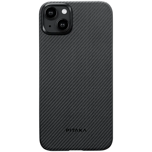 Чехол PITAKA MagEZ Case 4 с MagSafe Black/Grey Twill для iPhone 15 Plus