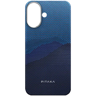 Чехол PITAKA Tactile Woven с MagSafe Over The Horizon для iPhone 16 Чехол PITAKA Tactile Woven с MagSafe Over The Horizon для iPhone 16