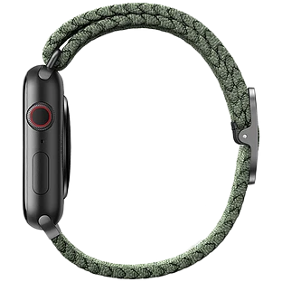 Ремешок Uniq для Apple Watch 42/41/40 mm ASPEN Strap Braided Green