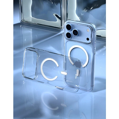 Чехол защитный VLP Puro Case с MagSafe для iPhone 18 Pro, прозрачный