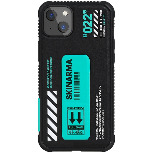 Чехол Skinarma Shingoki Apple iPhone 13 бирюзовый блистер Чехол Skinarma Shingoki Apple iPhone 13 бирюзовый блистер