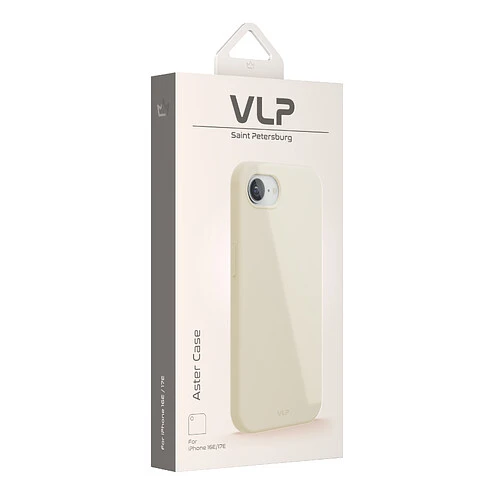 Чехол защитный VLP Aster Case с MagSafe для iPhone 16e/17e белый