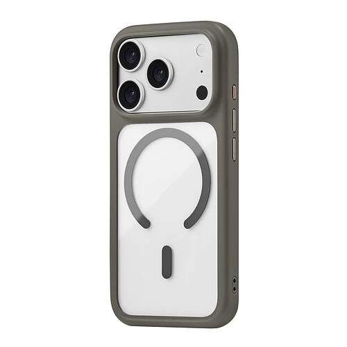 Чехол защитный uBear Shade Case для iPhone 18 Pro, MagSafe совместимый, усиленный, силк-тач, серый