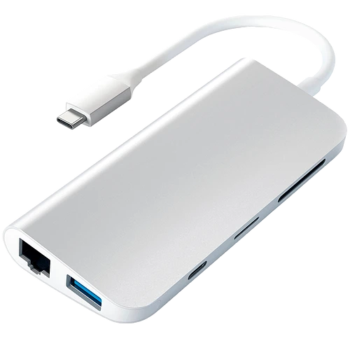 Адаптер Satechi Type-C Multimedia Adapter, Silver