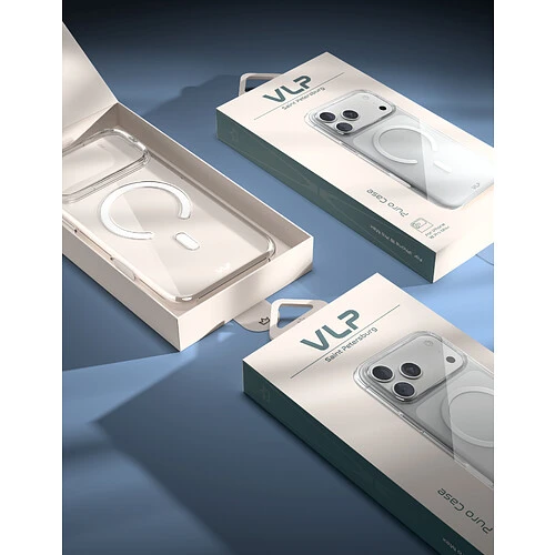 Чехол защитный VLP Puro Case с MagSafe для iPhone 18 Pro Max, прозрачный