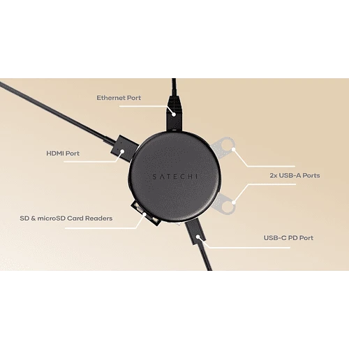 Адаптер Satechi OntheGo 7-in-1 Multiport Adapter