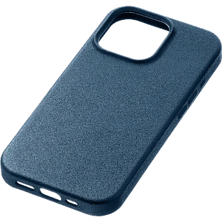 Чехол защитный uBear Capital Case для iPhone 16 Pro Max, натуральная кожа, MagSafe совместимый, синий