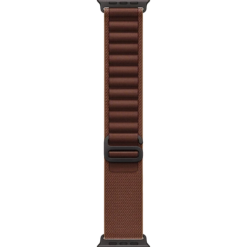 Apple Watch Ultra 4, GPS + Cellular, 49mm, Black Titanium Case with Burgundy Alpine Loop - S