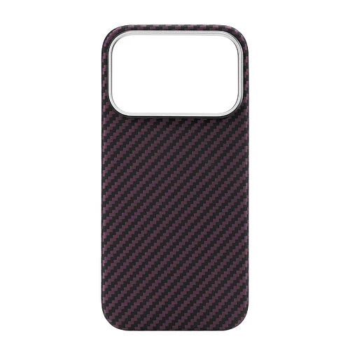 Чехол защитный uBear Supreme Case для iPhone 18 Pro, ультратонкий, материал Кевлар, MagSafe совместимый, бургунди