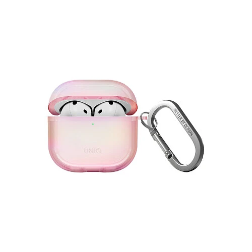Чехол Uniq для Airpods 4/5 чехол Iridescia (holographic) Pink Prism
