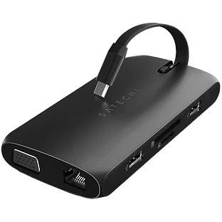 Адаптер Satechi USB-C On-the-Go Multiport Adapter, Black Адаптер Satechi USB-C On-the-Go Multiport Adapter, Black