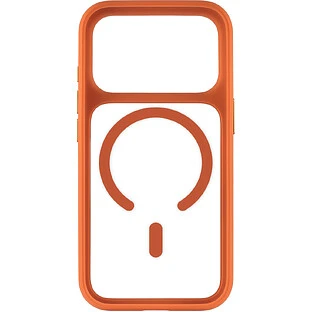 Чехол защитный uBear Shade Case для iPhone 17 Pro, MagSafe совместимый, усиленный, силк-тач, оранжевый