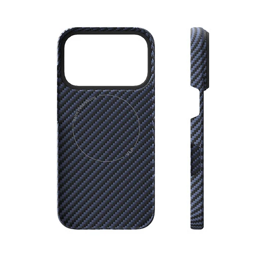 Чехол защитный VLP Kevlar Case с MagSafe для iPhone 17 Pro, синий Чехол защитный VLP Kevlar Case с MagSafe для iPhone 17 Pro, синий
