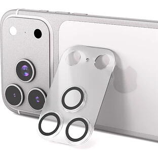 Стекло защитное VLP Lens Protector для камеры iPhone 17 Pro, с черной рамкой