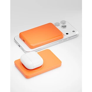 Аккумулятор внешний VLP LITE Power Snap 5000 mAh, 3A, MagSafe, USB-C, оранжевый