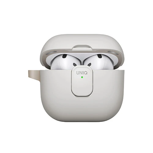 Чехол Uniq для Airpods 4/5 чехол CLYDE Lock case Mist Grey/Khaki